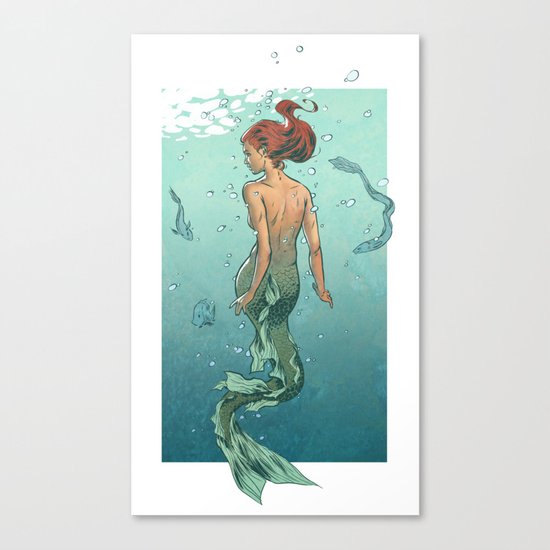 Mermaid Canvas Print