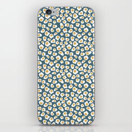 Little Bitty Eggs and Pepper - Blue green white yellow iPhone Skin