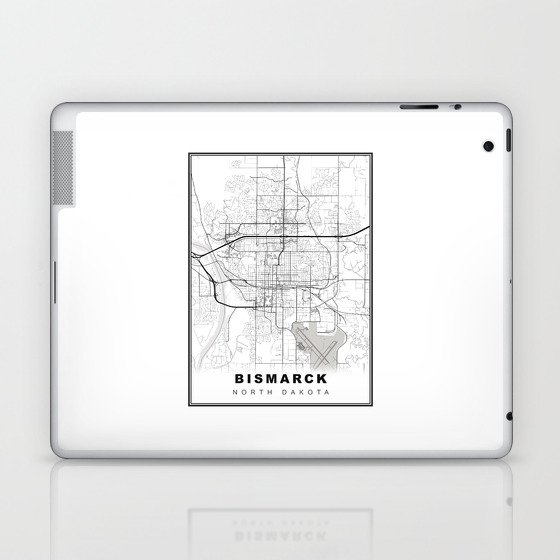 Bismarck Map Laptop & iPad Skin