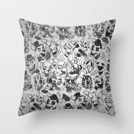 The gang's all here - Five Nights At Freddy's Throw Pillow