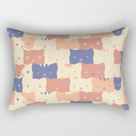 Clowder Rectangular Pillow