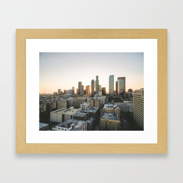 Downtown Los Angeles Framed Art Print