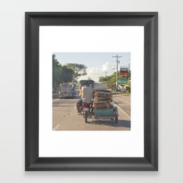 next stop: Manila... Framed Art Print