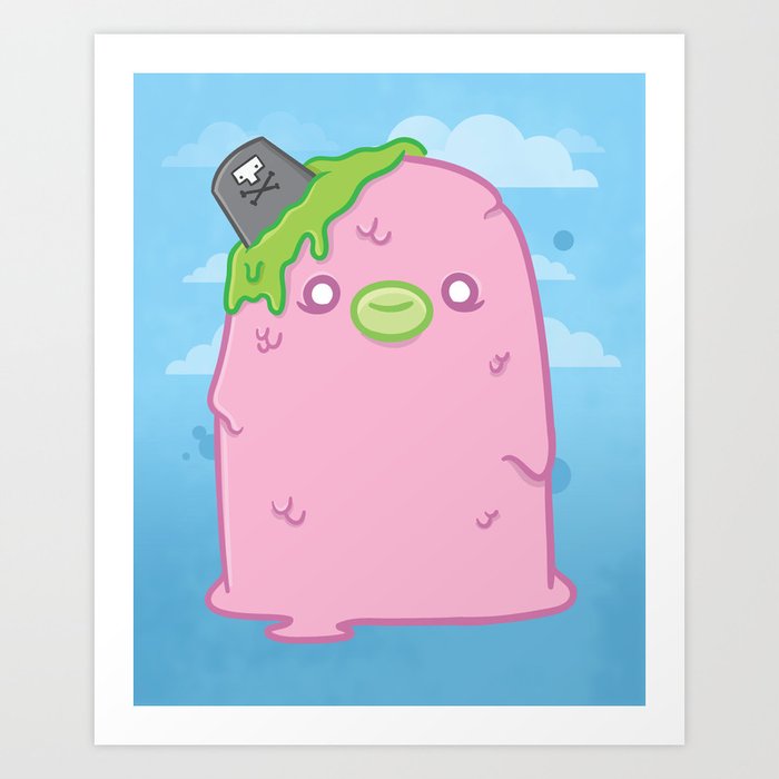 Pink Sewage Paul : Creepy but Cute Monster Series Art Print by jetpacks and  rollerskates