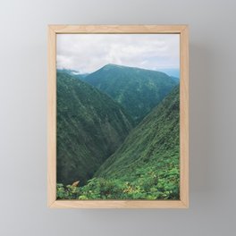 Valleys Framed Mini Art Print