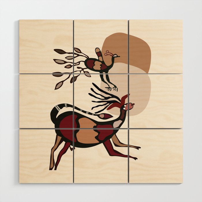 friendlyVisit Wood Wall Art