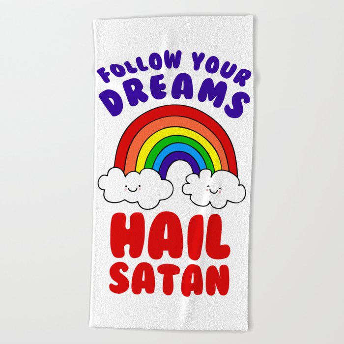Hail Satan Beach Towel
