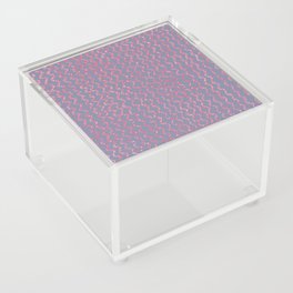 Squiggles In The Sun - Magenta and Purple Blue Acrylic Box