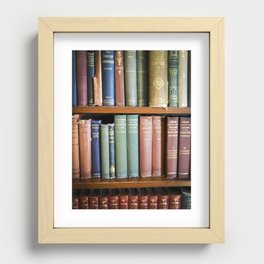 Library Wisdom Recessed Framed Print