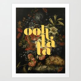 Ooh la la - Botanical Art Print