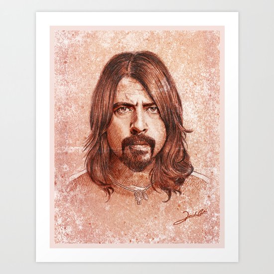 Dave Grohl Art Print