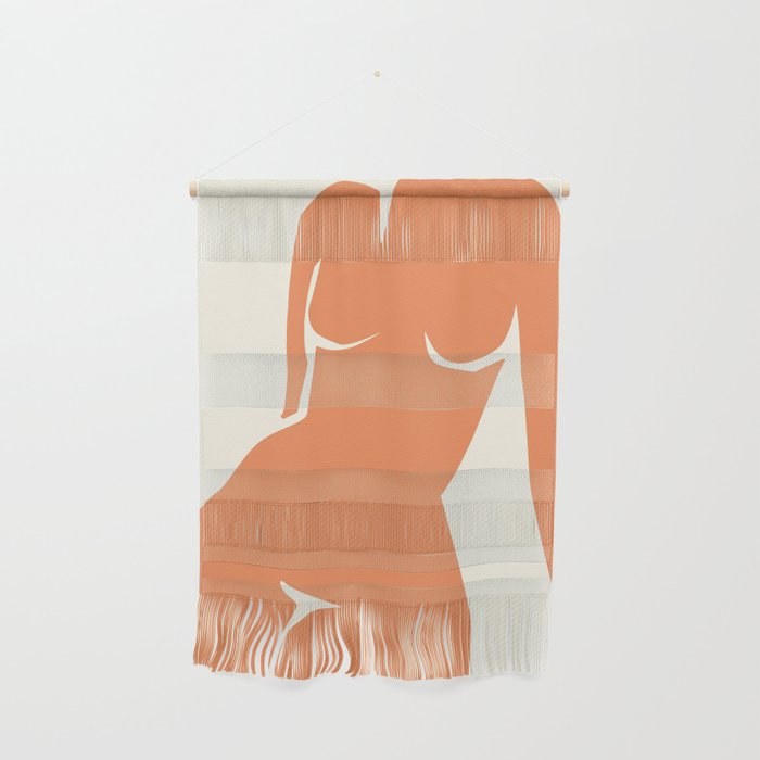 Body in Coral Wall Hanging
