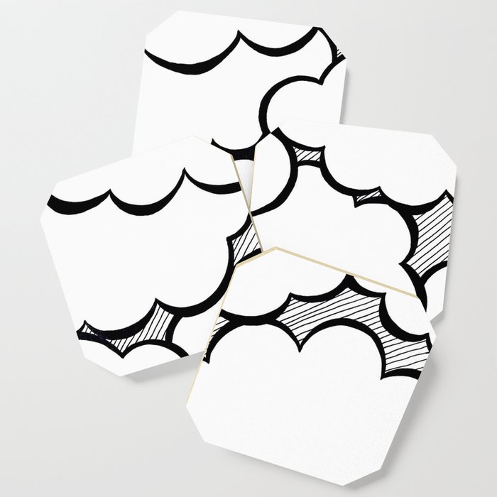 Clouds and Stripes Coaster