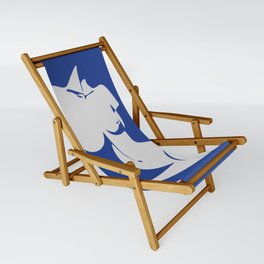 Curvalicious in blue Sling Chair