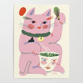 Matcha Neko Poster