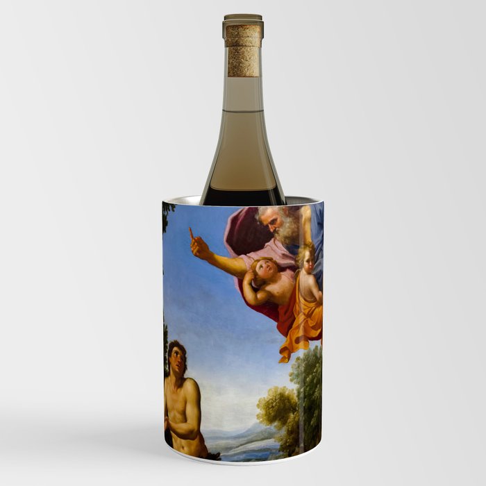 God admonishing Adam and Eve - Domenichino Wine Chiller