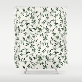 Intertwined leaves Shower Curtain