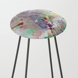 Abstract bright splashes Counter Stool