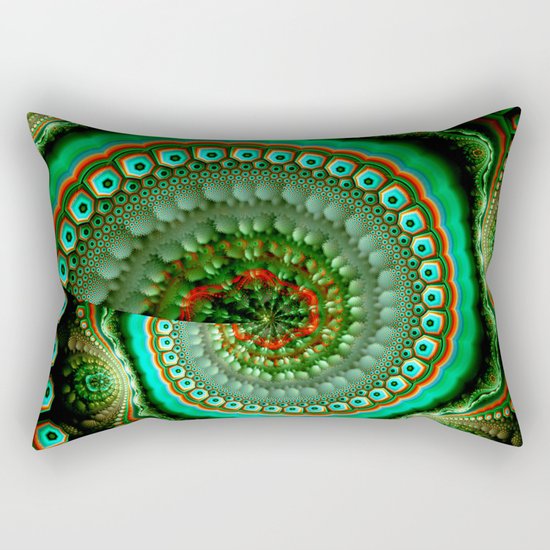 Pretty eyes, swirling pattern abstract Rectangular Pillow