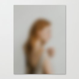 Blurred portrait: Allure Canvas Print