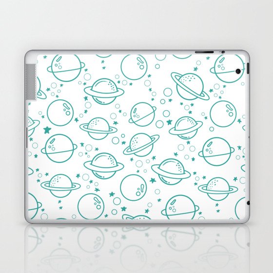 Outer Space Galaxy Print Seamless Pattern Laptop & iPad Skin