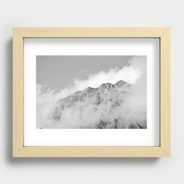 Misty Mountains Recessed Framed Print