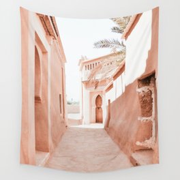 Moroccan Pink Entrance Wall Tapestry