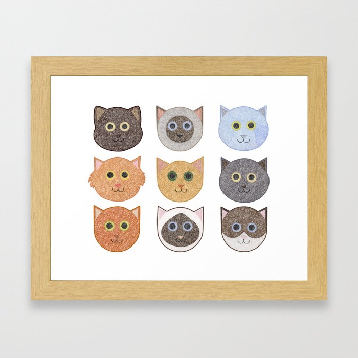 Cats Framed Art Print
