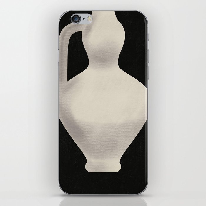 White curvy vase iPhone Skin