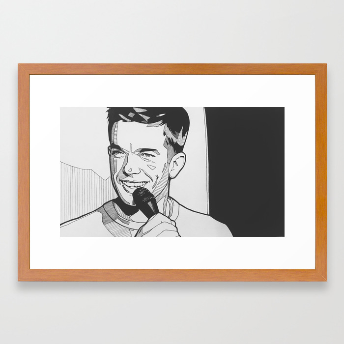 John Mulaney Framed Art Print By Hannahchrist Society6