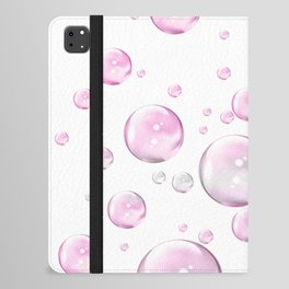 Pretty Pink Bubbles iPad Folio Case