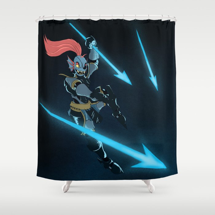 Undyne Shower Curtain By Xenithowl Society6