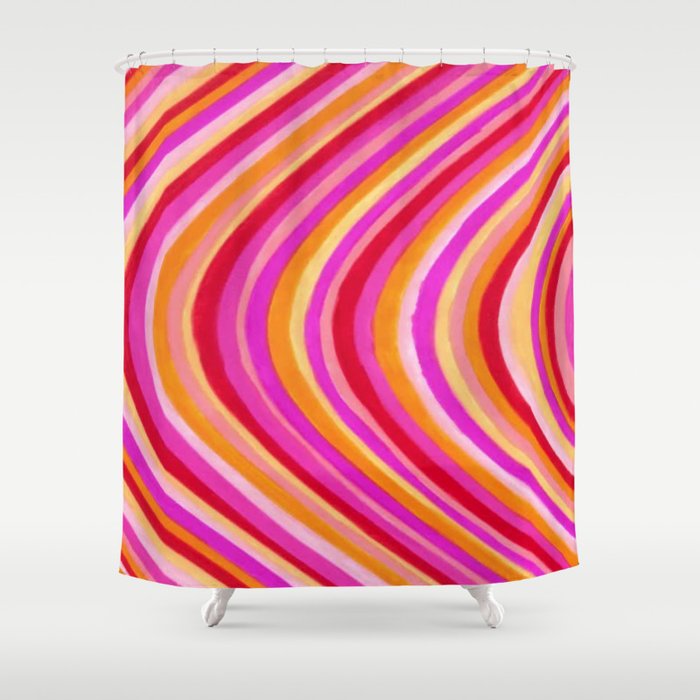 Moving Forward Pattern Design Shower Curtain