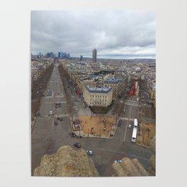 Paris. Triumphal Arch. Poster