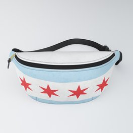 City of Chicago Flag Local Illinois Chicago Pride Colors of Chicago Flags Symbol of the City Fanny Pack