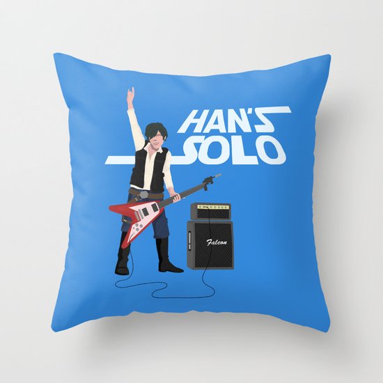 Han's Solo Throw Pillow
