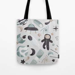Cute Space Seamless Pattern Tote Bag