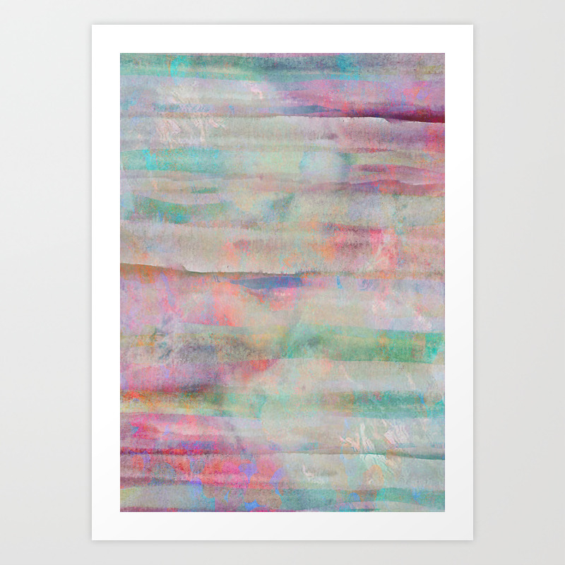 Pastel Painting Abstract Art Art Print By Szilvi Society6