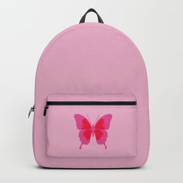 Cute Pink Cow Print Backpack by Aesthetic Wall Decor by SB Designs