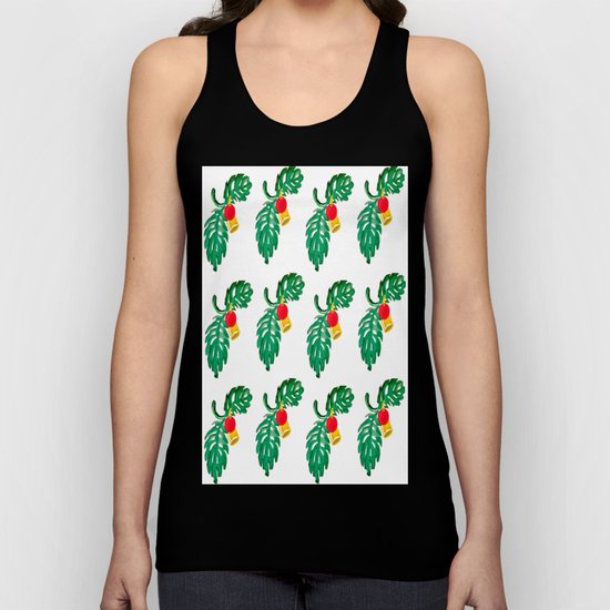 Holly Jolly Holiday Christmas Decor Unisex Tank Top