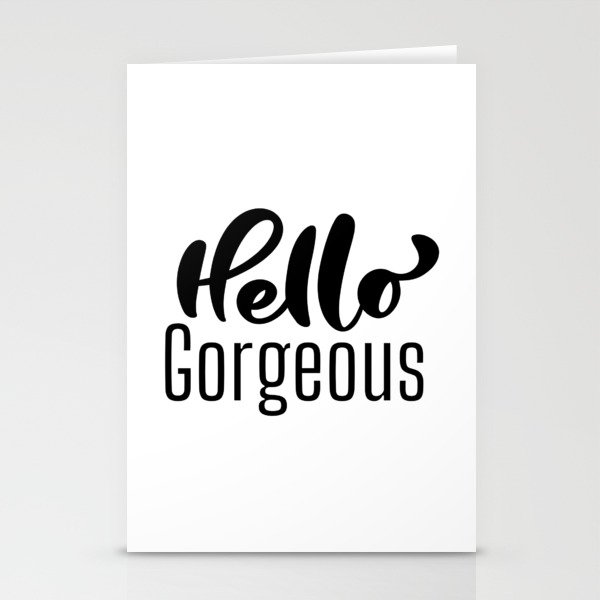 Hello Gorgeous Stationery Cards