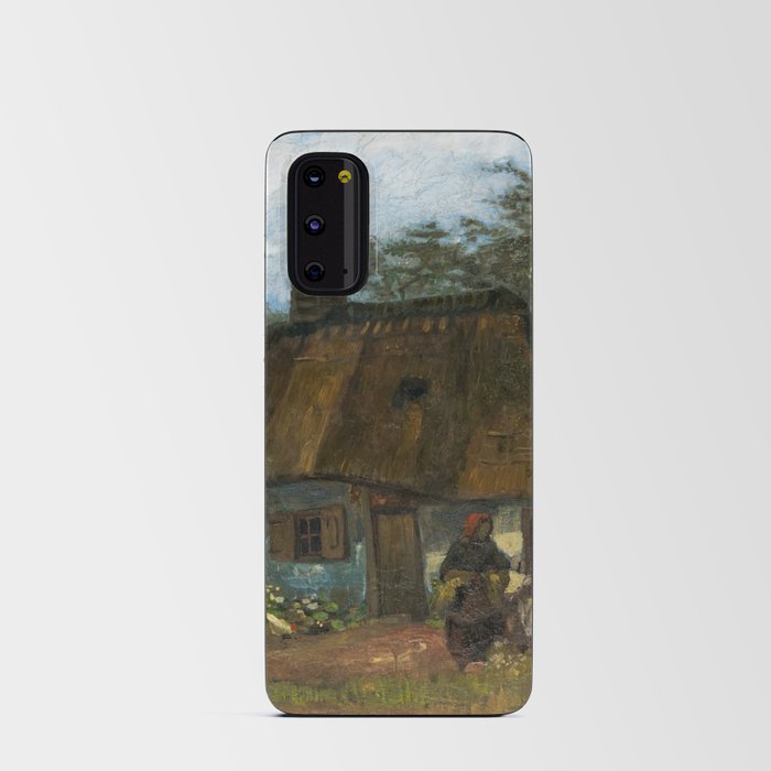 Farmhouse in Nuenen Village, 1885 by Vincent van Gogh Android Card Case