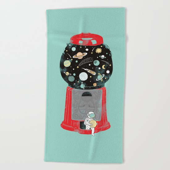 My childhood universe Beach Towel