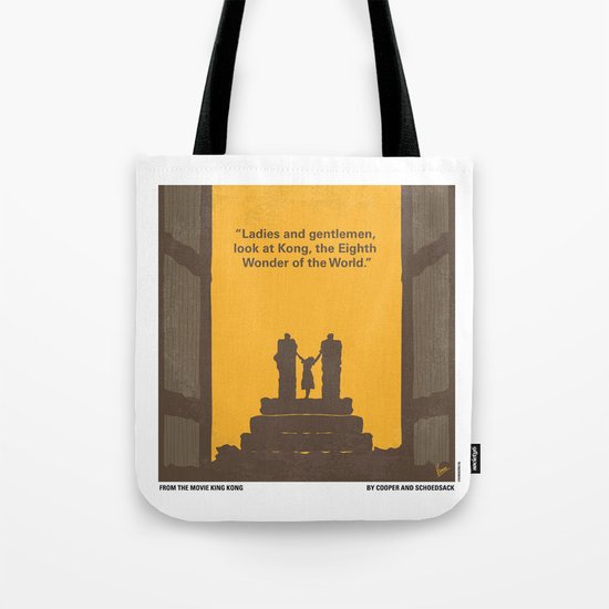 No133 My KING KONG minimal movie poster Tote Bag