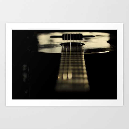 guitar Art Print