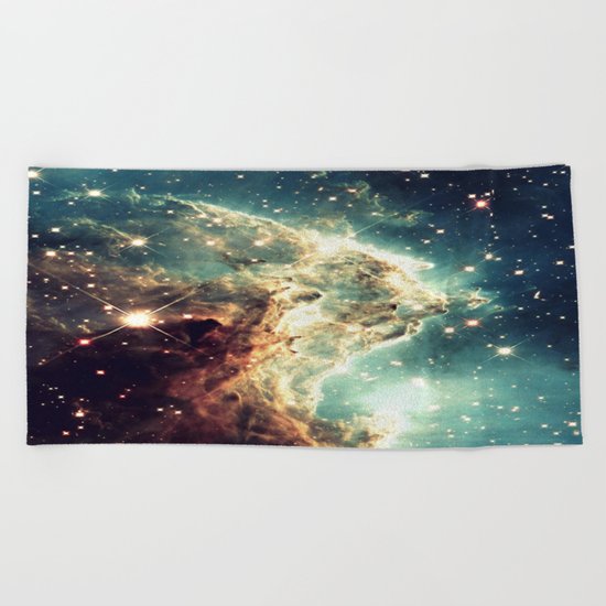 Monkey Head Nebula. Dreamy Beach Towel