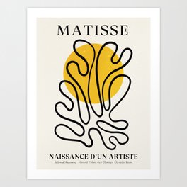 Sun Leaf: Matisse Edition | Mid Century Series Art Print