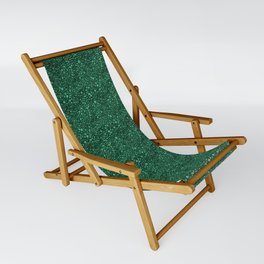 Green Mossy Bubbles Sling Chair