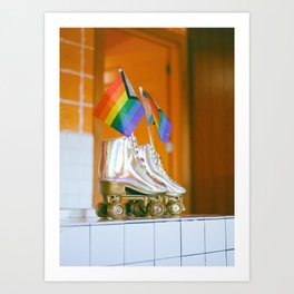 Pride Skate on Film Art Print