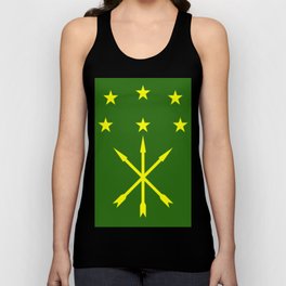 Flag of Adygea, Russia Tank Top